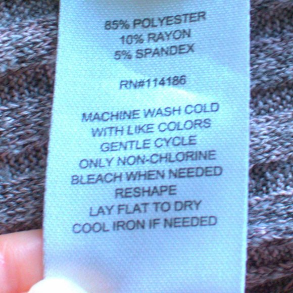 Retrology Open Cardigan | Dusty Pinkish Brown Open Sweater - Picture 5 of 5